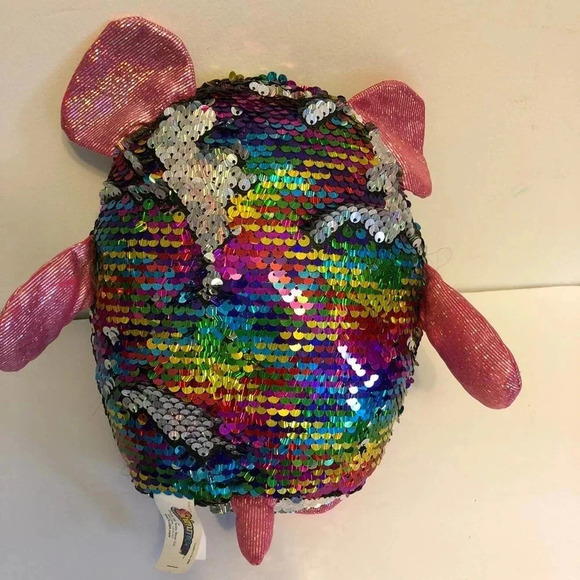 Rainbow Sequins Beads Stuffed animal Shimeresh - Picture 2 of 3